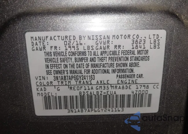 3N1AB7AP6GY241163: 44361938