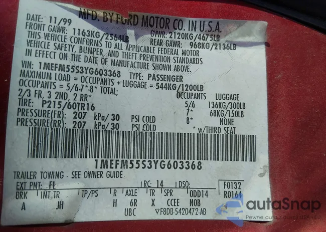 1MEFM55S3YG603368: 44362028