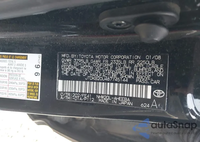 JTDKB20U487745144: 44362095