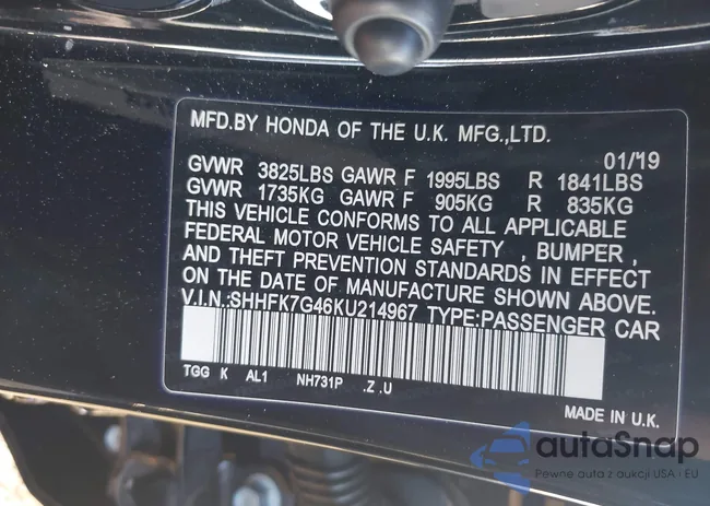 SHHFK7G46KU214967: 44362242