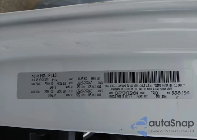 3C6TRVCG9FE520584: 44362278