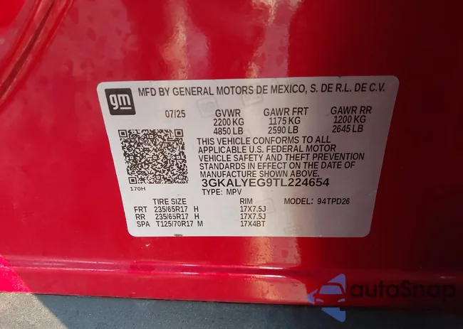 3GKALYEG9TL224654: 44362319