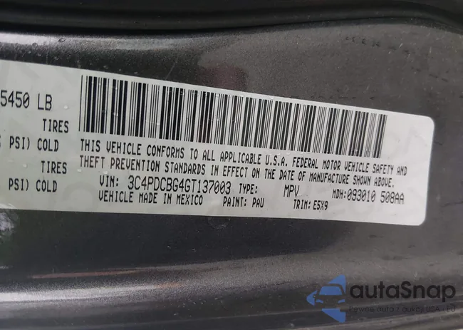 3C4PDCBG4GT137003: 44362353