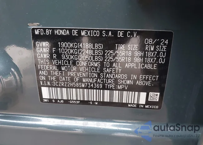 3CZRZ2H58SM734369: 44361555