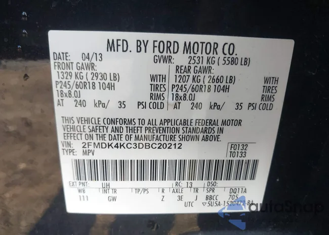 2FMDK4KC3DBC20212: 44361594