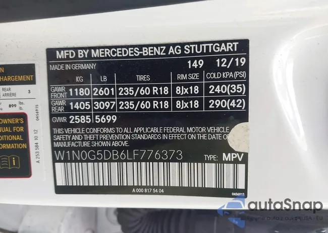 W1N0G5DB6LF776373: 44361622