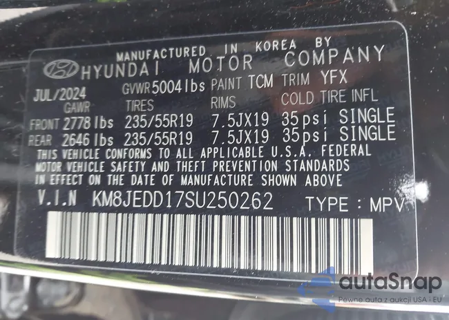 KM8JEDD17SU250262: 44361631