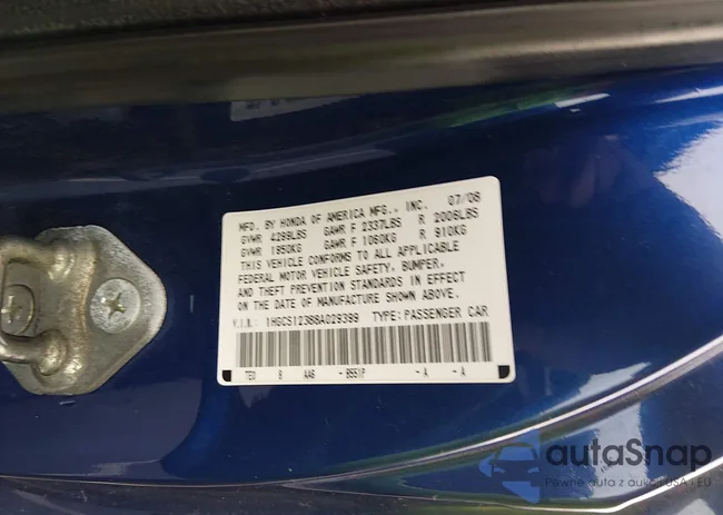 1HGCS12388A029399: 44361633