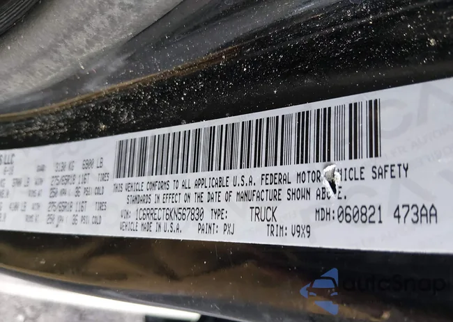 1C6RRECT6KN567830: 44361895