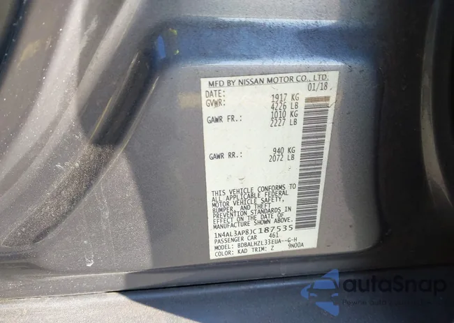 1N4AL3AP8JC187535: 44362965