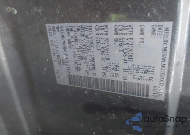 5N1DR2MN8KC616292: 44363505