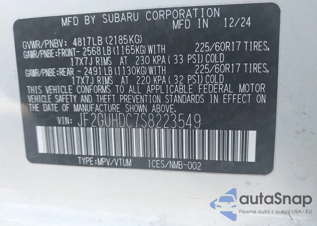 JF2GUHDC7S8223549: 44362622