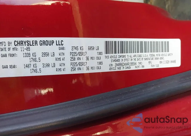 2A4RR6DXXAR199504: 44362913