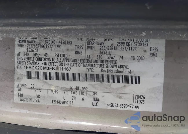 1FBZX2CM3FKA11167: 44363974