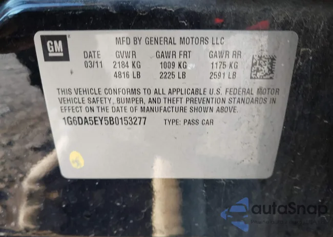 1G6DA5EY5B0153277: 44363976