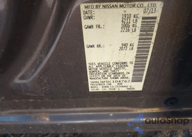 1N4AL3AP3EC104762: 44364063