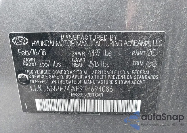 5NPE24AF9JH694086: 44364149