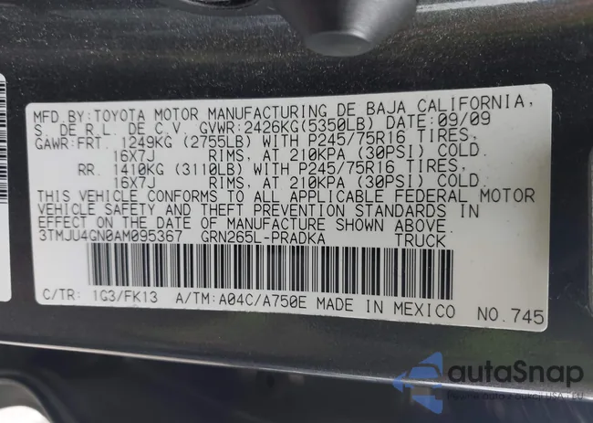 3TMJU4GN0AM095367: 44364185