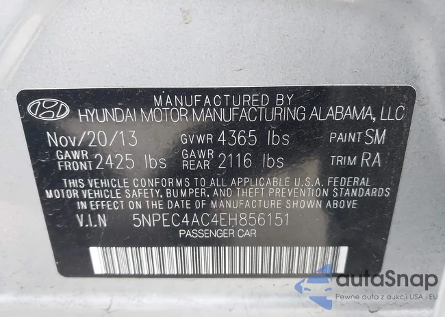 5NPEC4AC4EH856151: 44364295