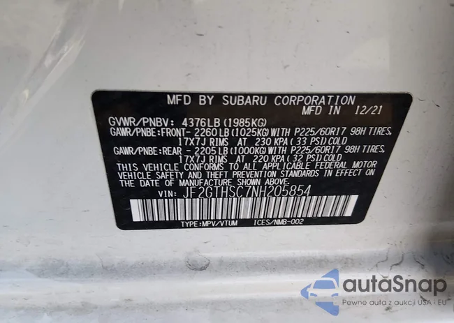 JF2GTHSC7NH205854: 44364463