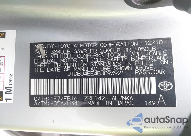 JTDBU4EE4BJ093921: 44363667