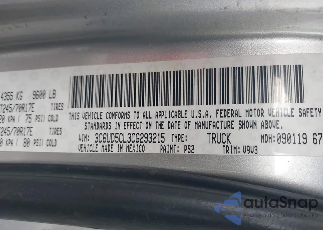 3C6UD5CL3CG293215: 44363848