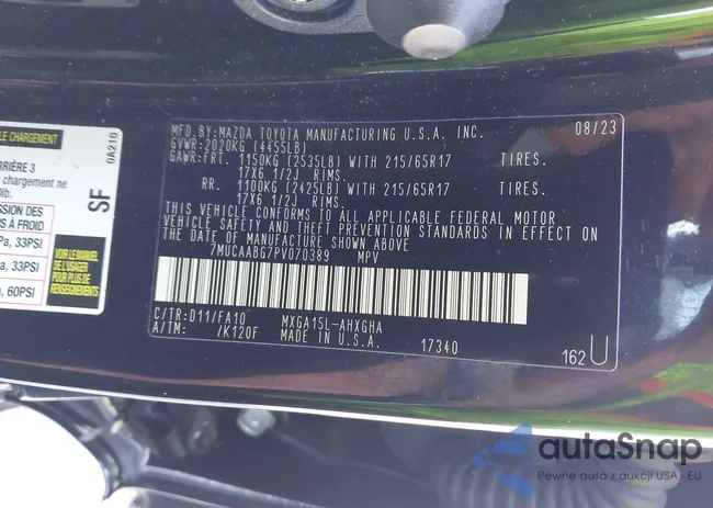 7MUCAABG7PV070389: 44363906