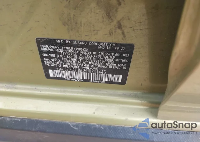 JF2GTHMC5PH241445: 44363921