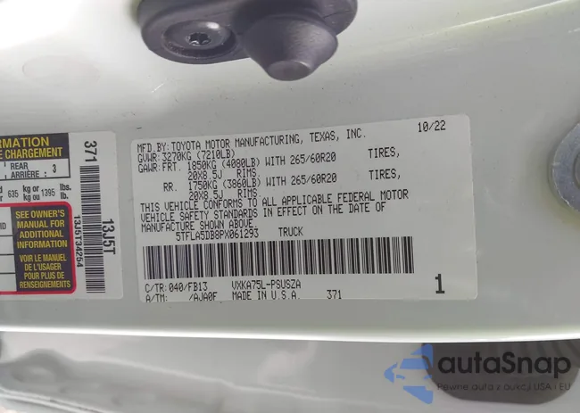 5TFLA5DB8PX061293: 44364965