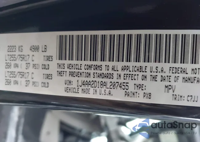 1J4AA2D18AL207455: 44365037