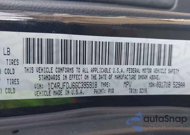 1C4RJFDJ6GC395918: 44365140