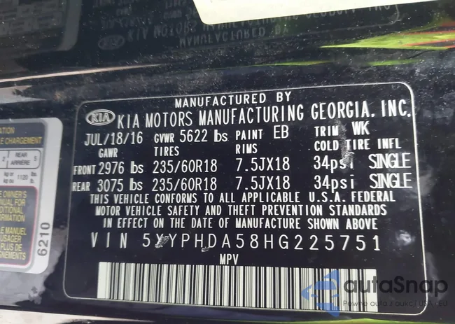 5XYPHDA58HG225751: 44365439