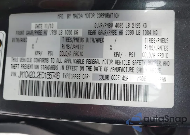 JM1CW2CL2E0165746: 44364697