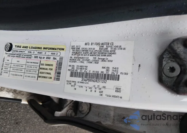 3FA6P0K96DR271352: 44364700