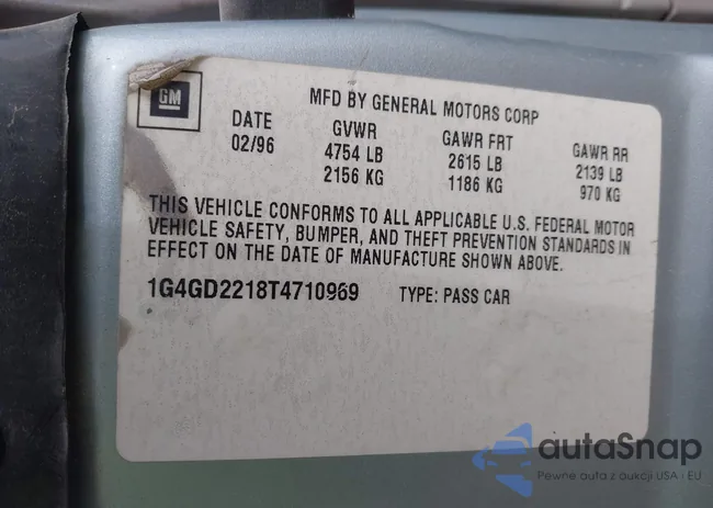 1G4GD2218T4710969: 44364776