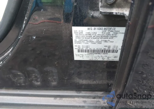 1FAHP24W98G118341: 44364858