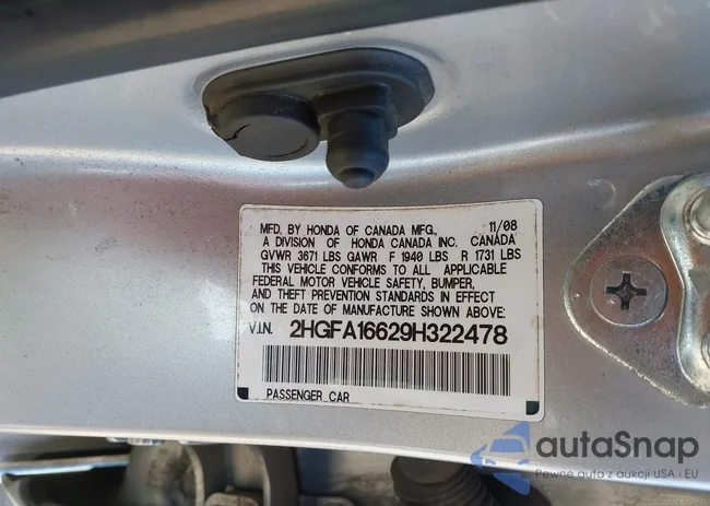 2HGFA16629H322478: 44365974