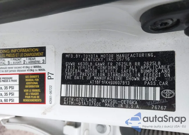 4T1BF1FK4GU607913: 44366407