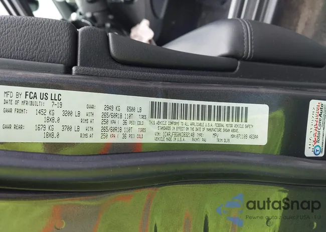 1C4RJFBG0KC832148: 44366459