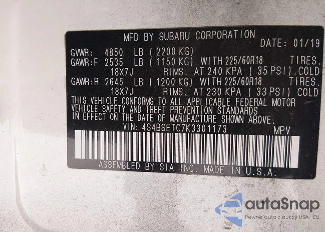 4S4BSETC7K3301173: 44366470