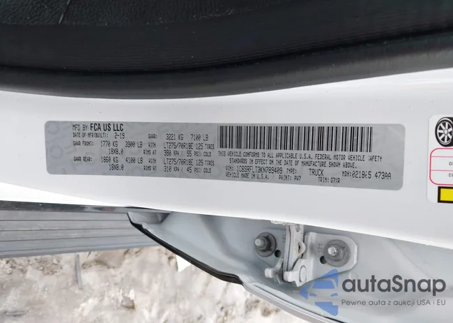 1C6SRFLT3KN789409: 44366937