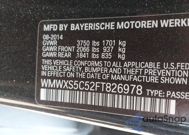 WMWXS5C52FT826978: 44366938