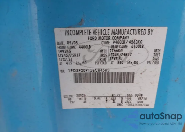 1FDSF20P15EC84583: 44367164