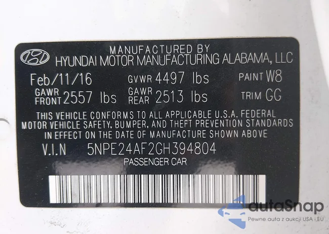 5NPE24AF2GH394804: 44367351