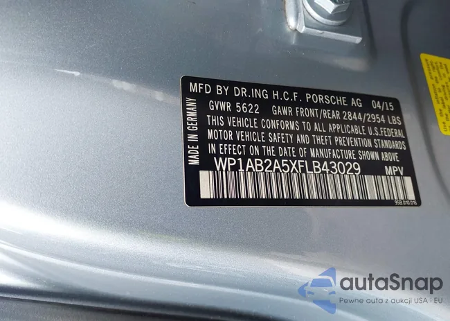 WP1AB2A5XFLB43029: 44367390