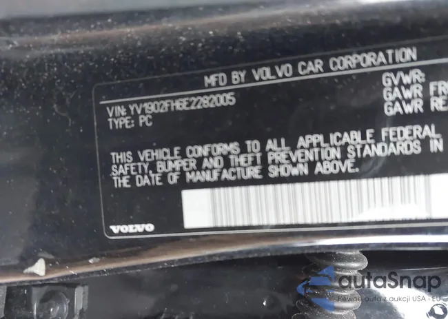 YV1902FH6E2282005: 44367495