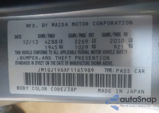 JM1GJ1V6XF1165989: 44367497