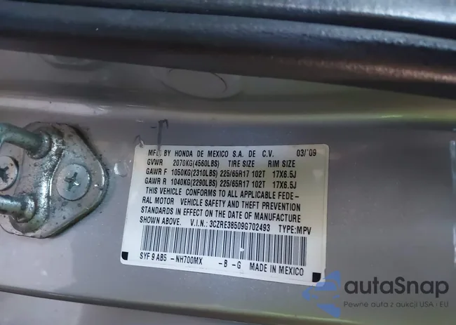 3CZRE38509G702493: 44367512