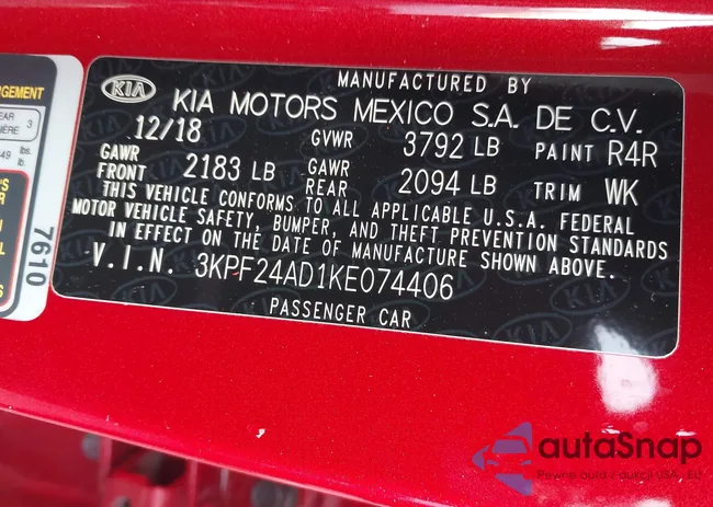 3KPF24AD1KE074406: 44366800