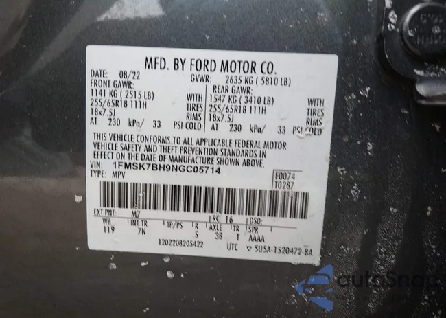 1FMSK7BH9NGC05714: 44367977